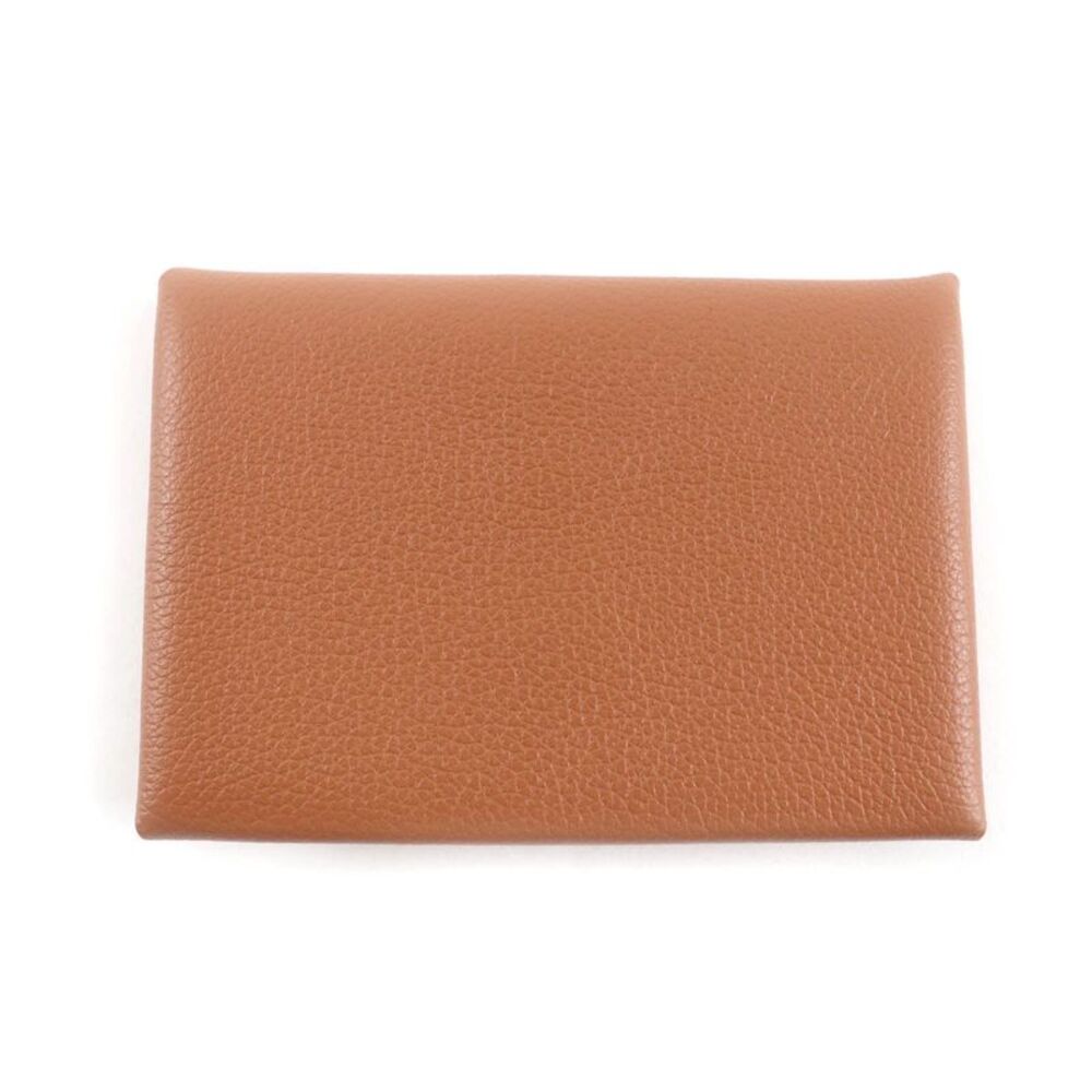 Hermes Calvi duo Evercolor Leather Coin Case